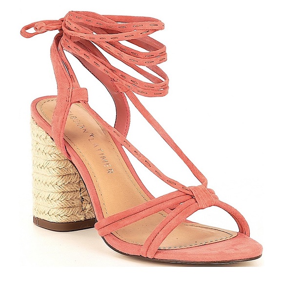 Gibson Latimer Shoes - 🆕 GIBSON & LATIMER Tasha Suede Block Heel Sandals